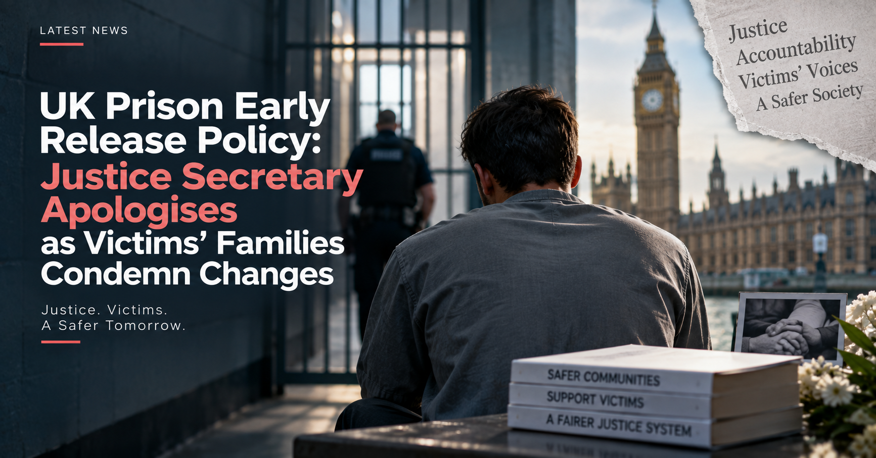 UK Prison Early Release Policy: Justice Secretary Apologises as Victims’ Families Condemn Changes