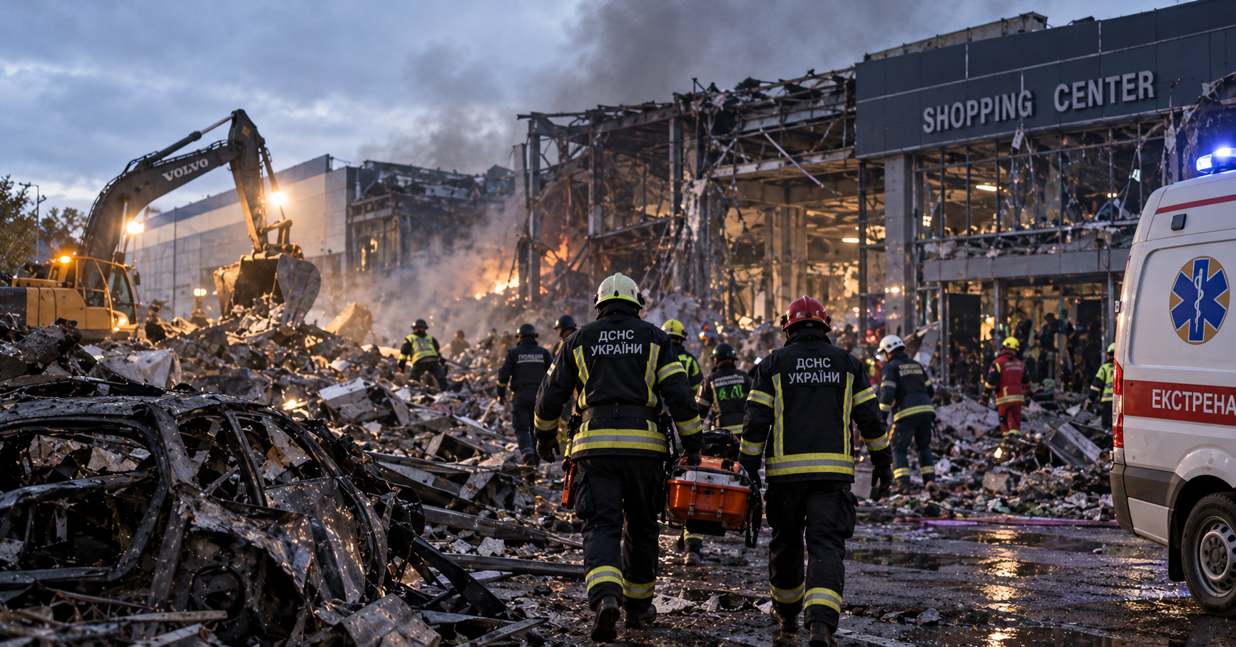 Search: Russian strike kills 16 in Ukraine